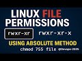 Part-2 Linux file permissions tutorials using absolute method with examples
