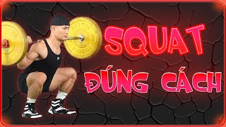 Cách squat đúng cách. mỗi ngày nên tập squat bao nhiêu cái?