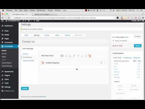 How to add users to HubSpot from Formidable Forms