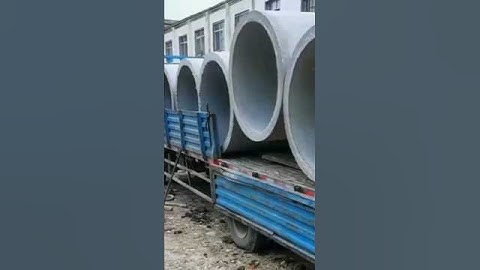 Unloading process of cement pipe transport process