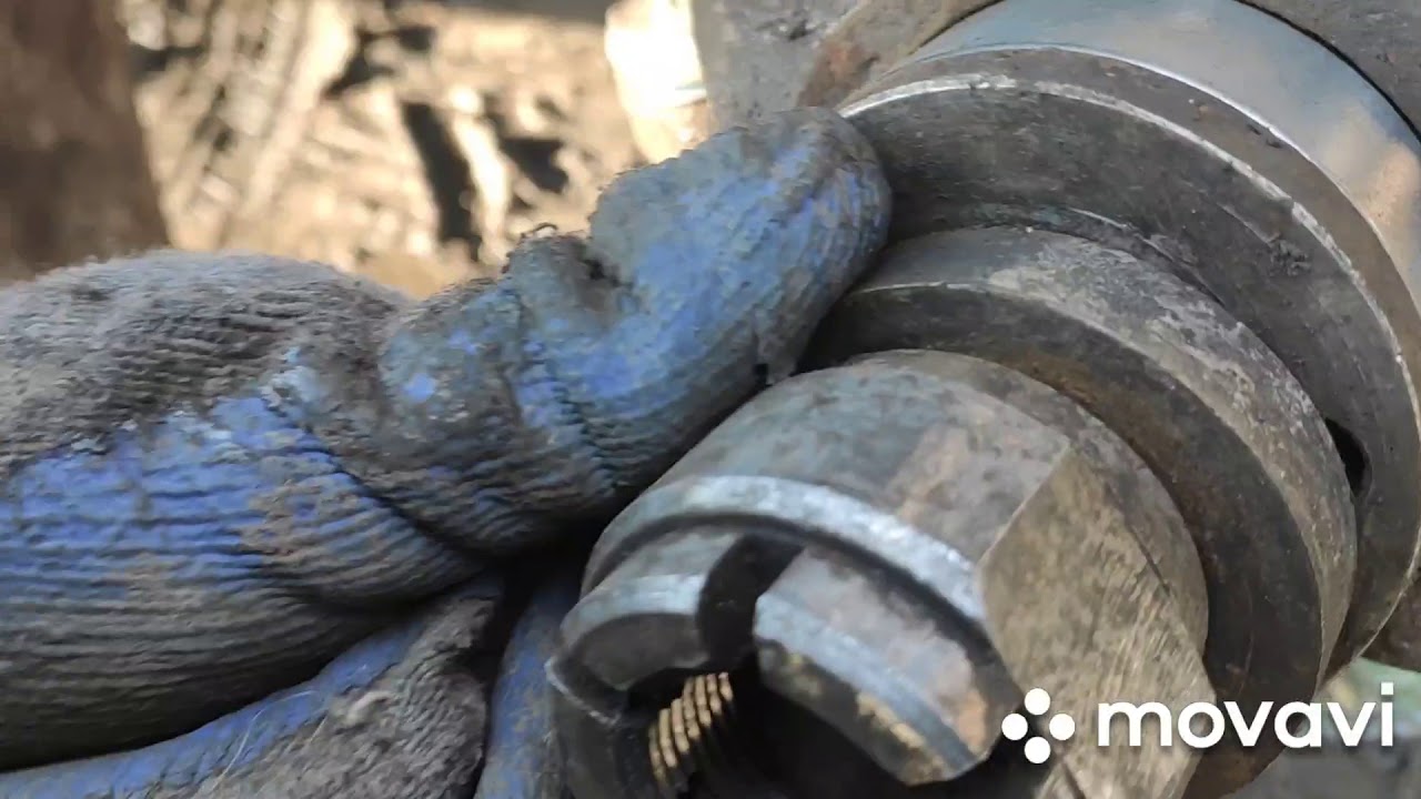 Vito 638, замена подшипника передней ступицы в полевых условиях ) - YouTube