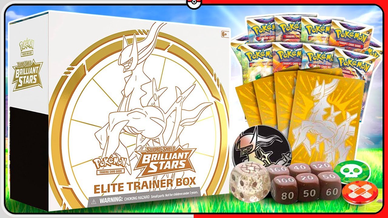 Pokémon TCG - Unbox BRILLIANT STARS Elite Trainer Box - YouTube