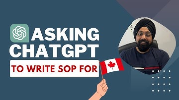 Write S.O.P. for Canada using CHATGPT