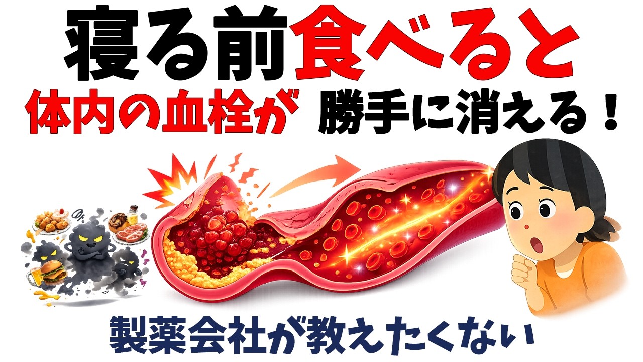 ※血管ツルツル※詰まった血管をキレイにする食べ物5選（コレステロール・血圧）