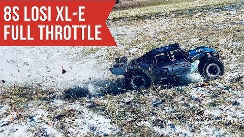 8S Losi DB XL-E At Full Throttle! - Desert Buggy