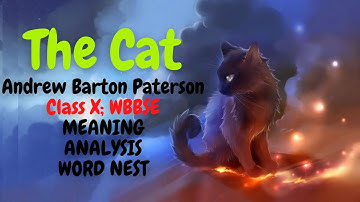 The Cat by Andrew Barton Paterson || Line by Line meaning & explanation in Bengali with Word Nest
