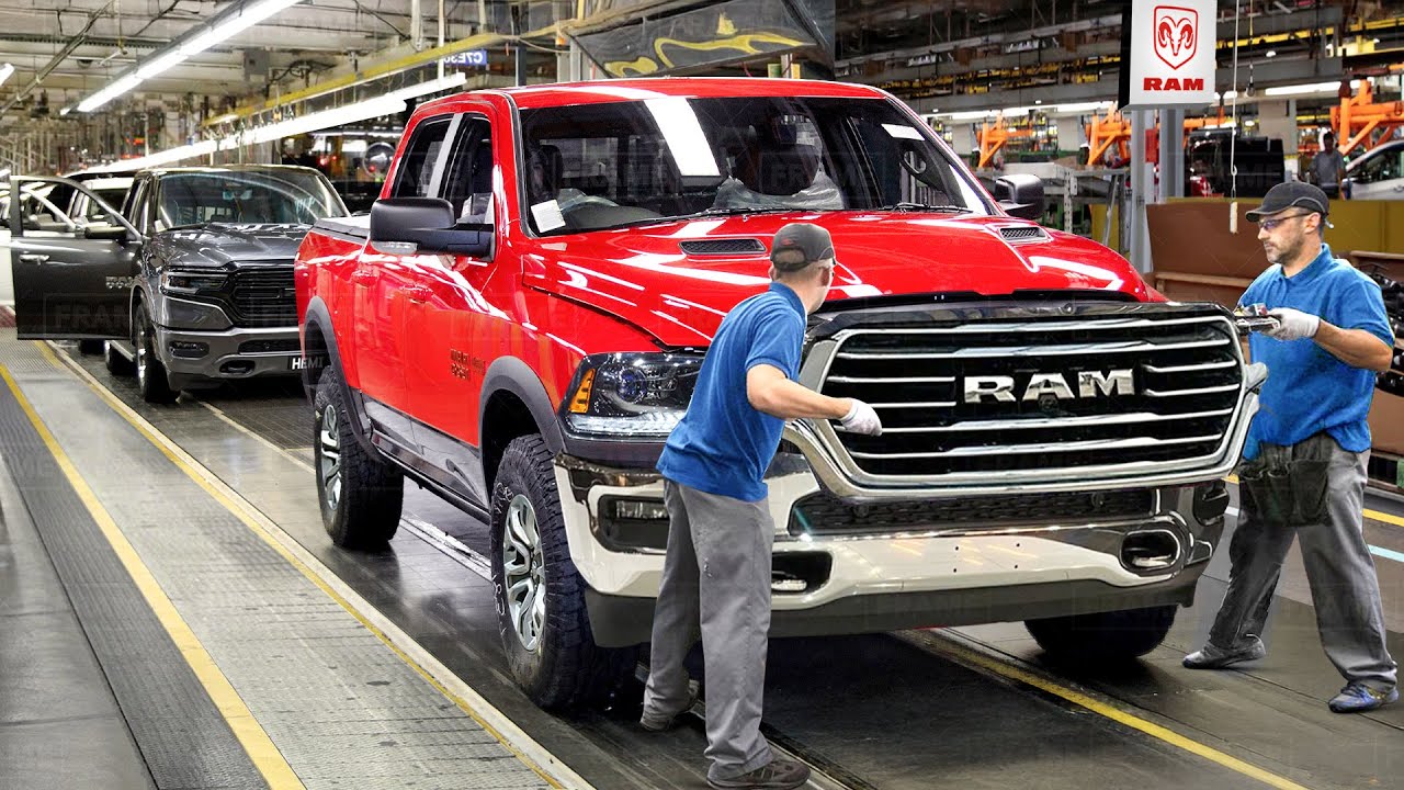 Inside US Best Mega Factory Producing Brand New Dodge Ram Trucks