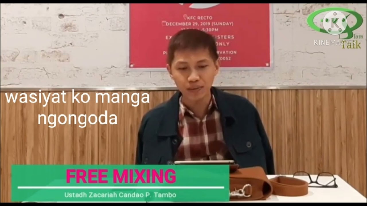 Wasiyat aleem zacaria para ko manga ngongoda