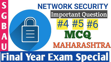 Important mcqs on network security on unit-4-5-6