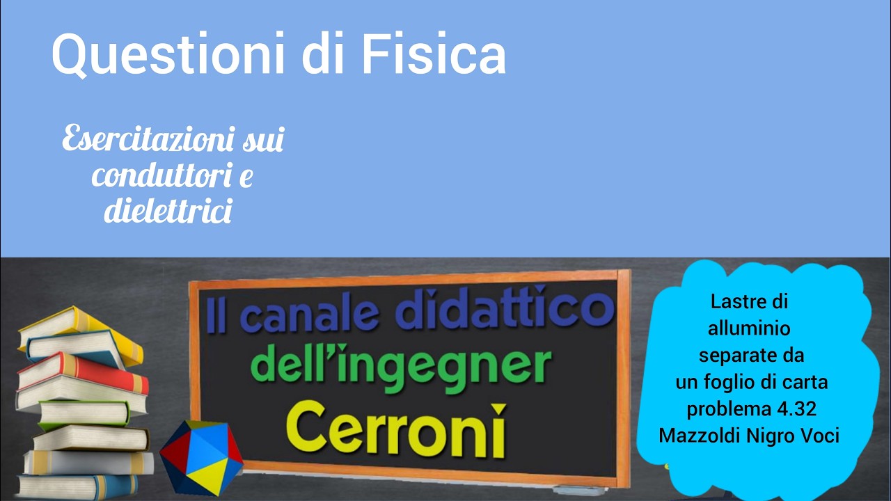 Lastre di alluminio separate da foglio di carta problema Mazzoldi 4.32 ( 72 )