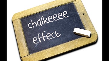 Chalk Text Effect In Photoshop |Tutorial|