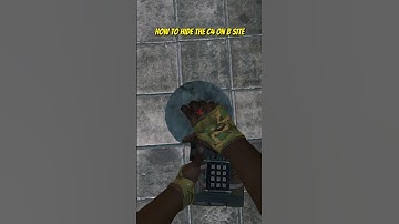 HOW TO HIDE THE C4 ON B SITE #shorts #csgo