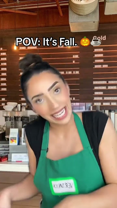 And so it begins…. 🍁 #comedy #relatable #job #funny #skits #comedyfilms #barista #customer