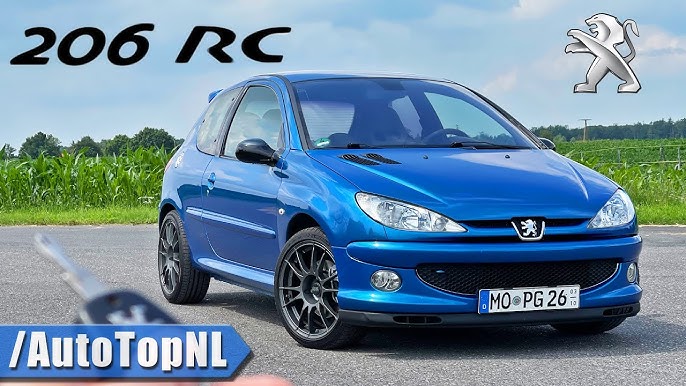 PEUGEOT 206 RC 177HP  ACCELERATION TOP SPEED & SOUND by AutoTopNL