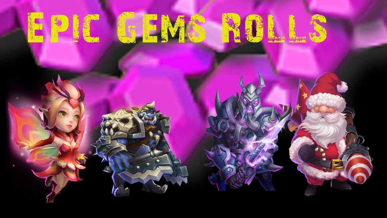 Castle Clash $100 gem rolls for Santa\Pixie\Ork and IGG aint so bad