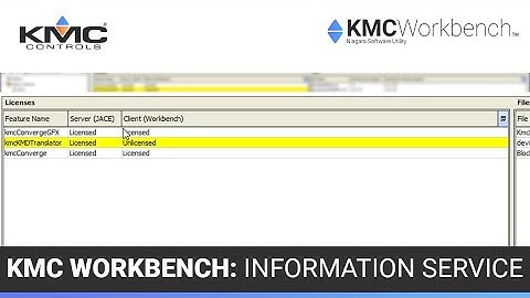 KMC Workbench: KMC Information Service