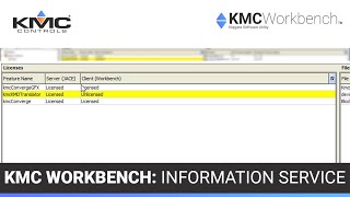 KMC Workbench: KMC Information Service