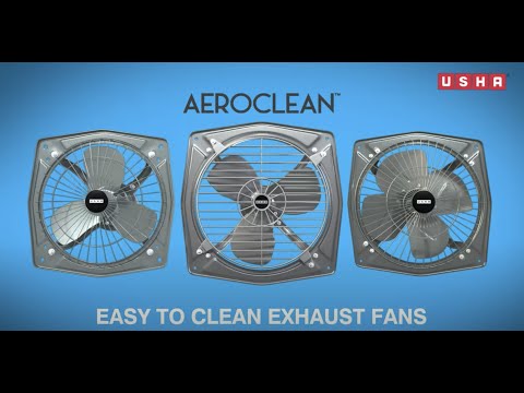 Usha Aeroclean Metal Exhaust Fan TVC - Make your kitchen oil and dust