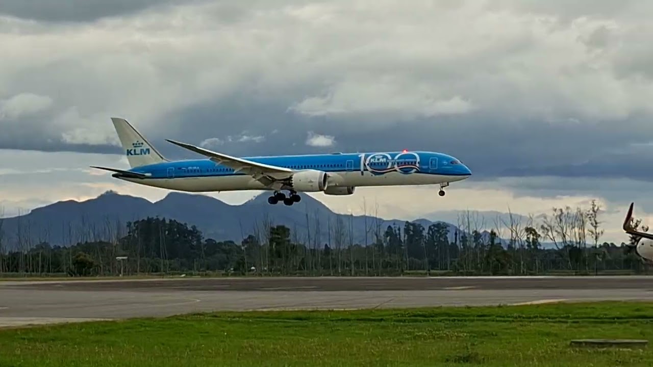 Buen aterrizaje del boeing 787 dreamline #el dorado
