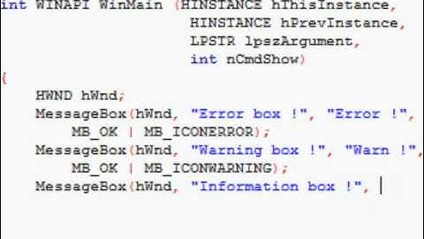 MessageBox Win32 API Part 2