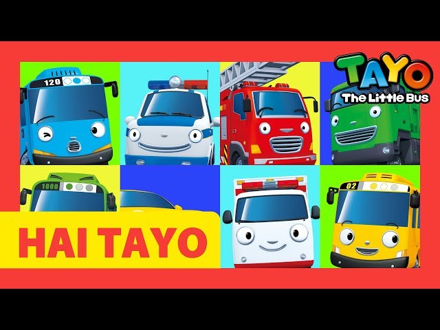 Hei Tayo #2 Bahasa l Tayo Lagu Pembukaan Tema Kompilasi l lagu untuk anak-anak l Tayo Bus Kecil class=