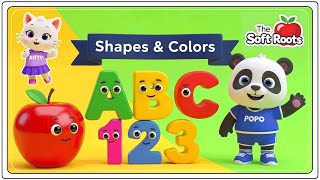 Preschool Learning activities for 3 year olds at home | Learn ABC Phonics Shapes Numbers Colors 🌈 screenshot 4