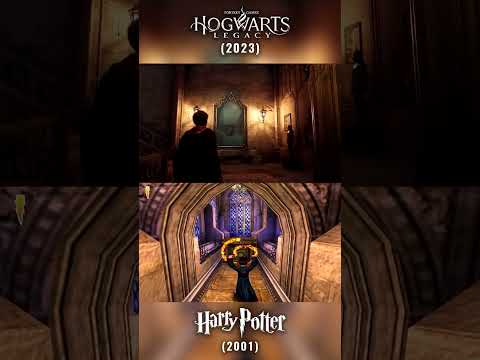 LA EVOLUCIÓN DEL PRIMER HARRY POTTER Y HOGWARTS LEGACY #shorts