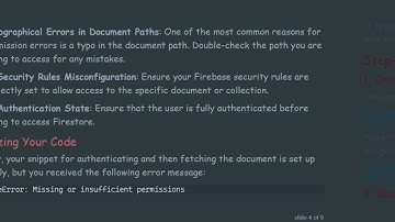 Resolving the Firebase Firestore Permission Denied Error When Using signInWithEmailAndPassword