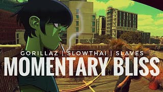 Gorillaz - Momentary Bliss (Lyrics) ft. Slowthai & Slaves | Episode One