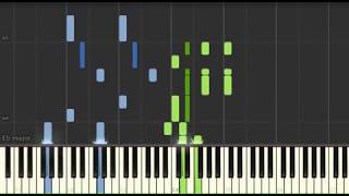 Video thumbnail of "Reir Llorando (Synthesia Piano Tutorial) Pasillo"