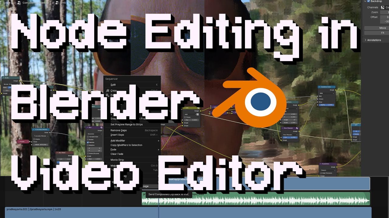 Nodes in Blender's Video Editor - I Made an Add-on - YouTube