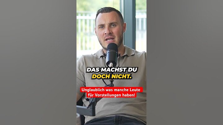 Unglaublich was manche Leute für Vorstellungen haben!