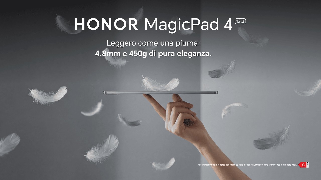 HONOR MagicPad 4 - Leggero come una piuma