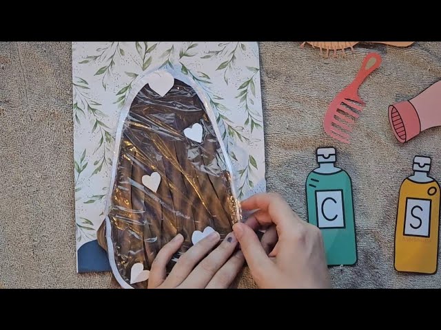paper hair salon ASMR | Listen, Tingle and Relax