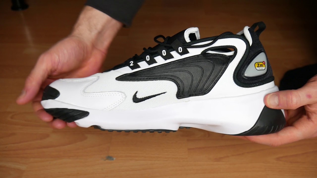 Nike 2k Zoom White Black Unboxing Detailed Look And On Feet Youtube