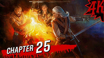 [4K 60] THE WITCHER (Hard) - Walkthrough part 25 - Salamandra