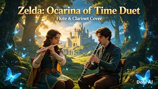 The Legend of Zelda: Ocarina of Time | Flute & Bb Clarinet Duet 🎶 | Sheet Music