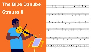 Strauss Ii  The Blue Danube violin Sheet 