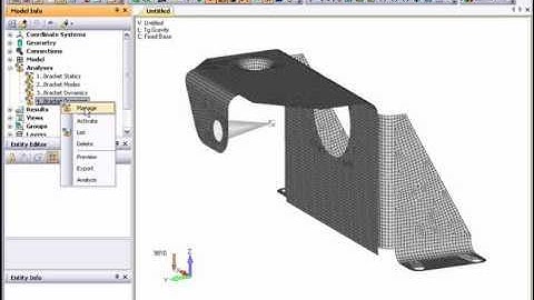 FEMAP V10.1 - Analysis Manager
