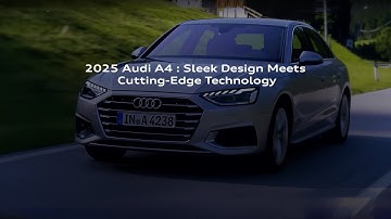 Audi A4 : Luxury Redefined with Premium Interior, Features & Mileage | Audi India