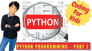 Celebrity Coding For Kids | Python Programming Tutorial |  Part 1 Profile
