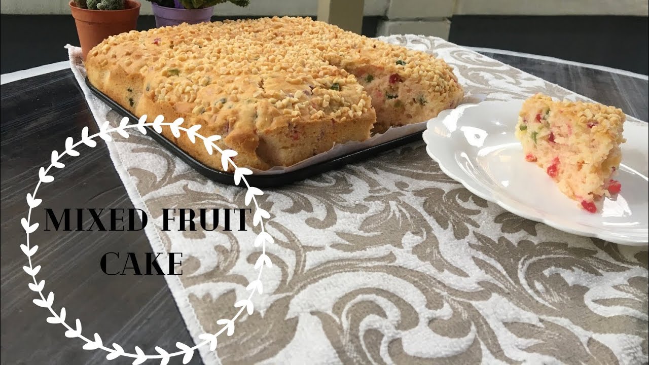Mixed Fruit Cakecook with rizah YouTube
