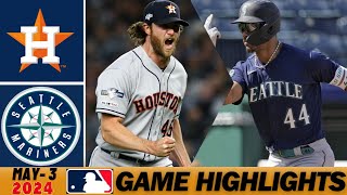 Houston Astros vs Seattle Mariners Highlights Today 5/3/2024 | MLB Highlights - MLB Season 2024
