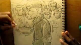 Drawing Naruto The Last Timelasped