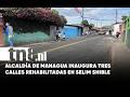 Nítidas y de calidad: Nuevas calles para familias del D-IV de Managua