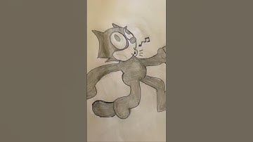 Felix the Cat from Feline Felonies #drawing #cartoon #art  #felinefelonies # Disney #felixthecat
