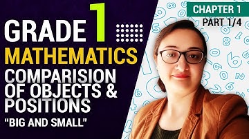 Comparison - Chapter 1 - Part 1/4 - Mathematics - Grade 1
