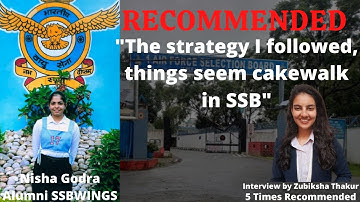 Recommended Candidate Interview | SSB Interview | AFSB Dehradun | AFCAT | AIRFORCE | SSB REPEATER