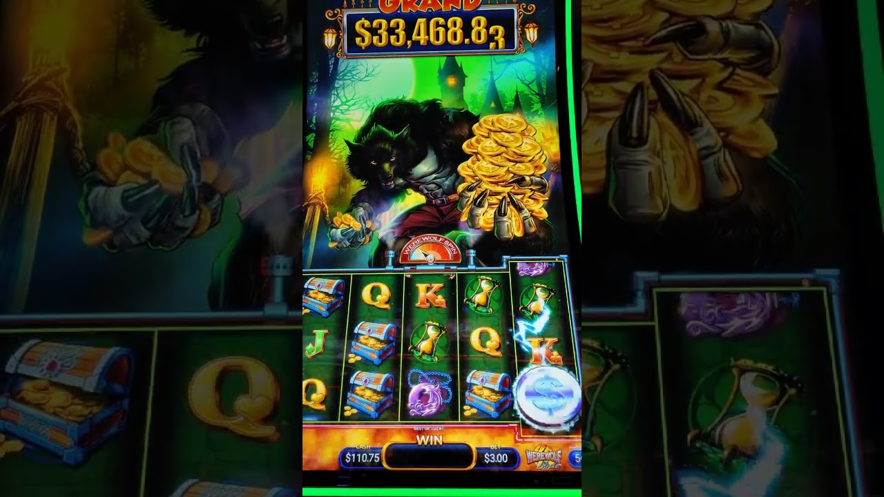 This Werewolf Slot Paid Out Crazy Money! #slot #casino #bonus