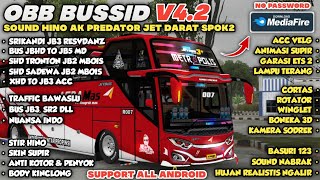 OBB BUSSID V4.2 TERBARU SOUND HINO AK PREDATOR JET DARAT SPOK2 | GRAFIK ETS 2 REAL HD | BUSSID V4.2